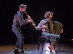 Vincent Peirani et Émile Parisien le 4 mars 2017 à Nogent-le-Phaye