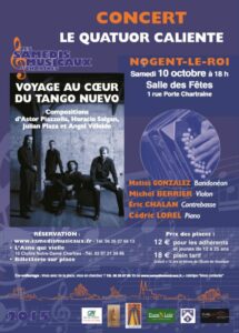 Quatuor Caliente le 10 octobre 2015 à Nogent-le-Roi