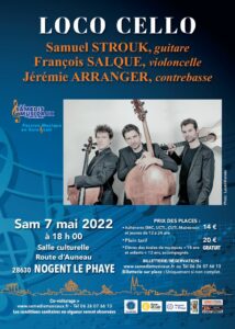Samuel Strouk, François Salque et Jérémie Arranger le 7 mai 2022 à Nogent-le-Phaye