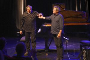 Didier Ithursarry et Jean-Marie Machado le 4 juillet 2021 à Chartres